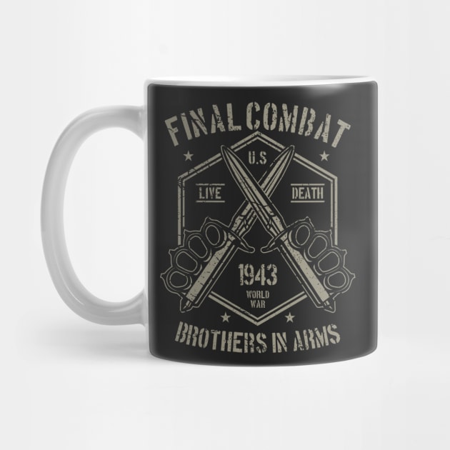 Final Combat Brothers In Arms U.S. 1943 Live Death World War Dagger by JakeRhodes